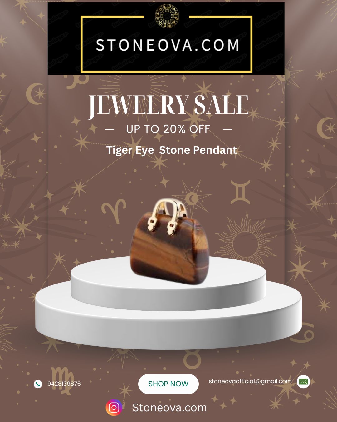⚛️⚛️⚛️Natural Crystal Stone - Tiger Eye Stone  HandBags Pendants ⚛️⚛️